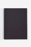 A4 Subject Spiral Lined Notebook, ARCHIVE DON T COPY BLACK - alternate image 4