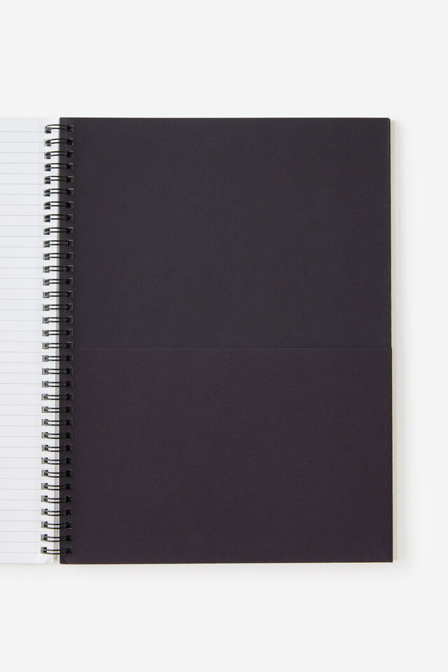 A4 Subject Spiral Lined Notebook, ARCHIVE DON T COPY BLACK