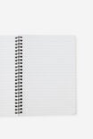 A5 Spiralbound Notebook, ECRU KISSES - example image 2