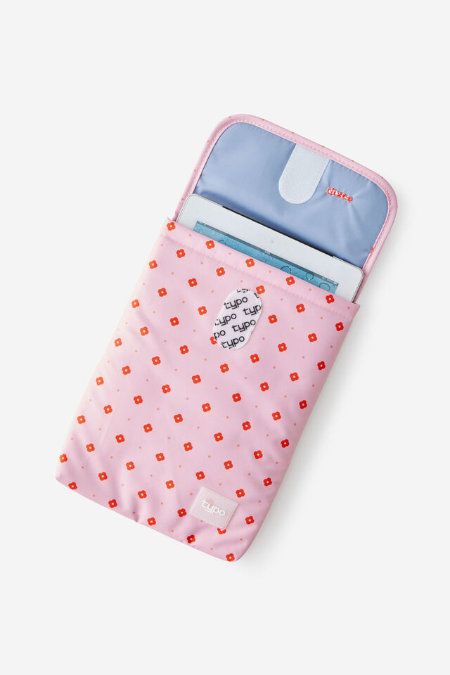 Personalised Mode 11 Inch Tablet Sleeve, RETRO FLORAL