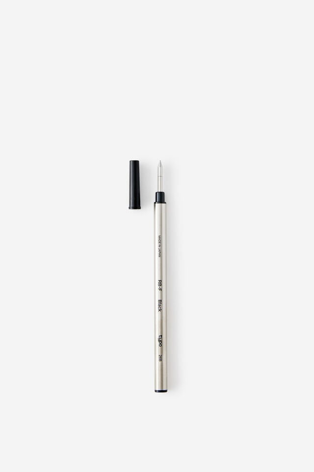 0.5 Mm Ceramic Rollerball Refill, BLACK