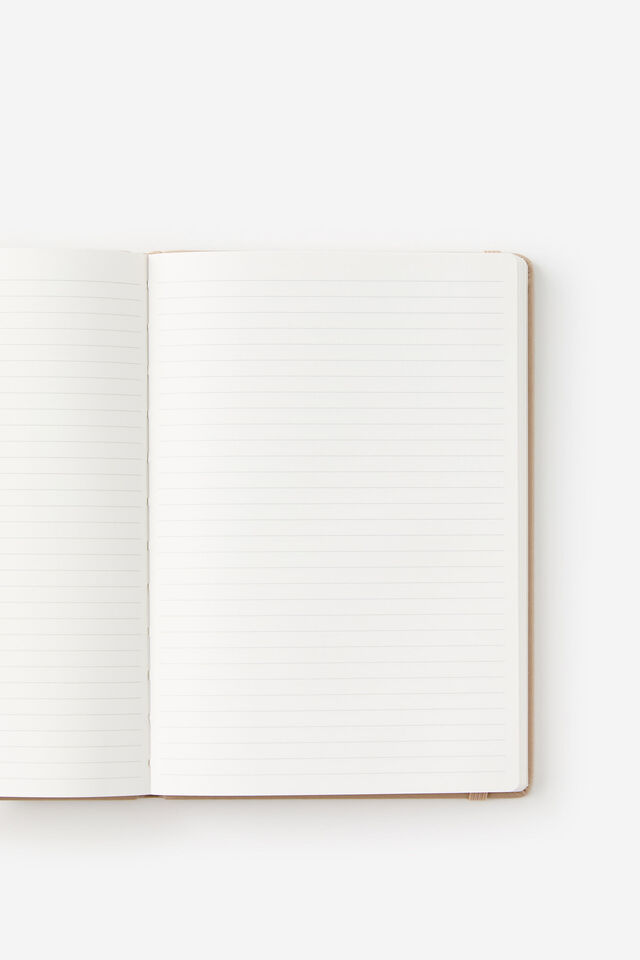 Metro A5 Hard Lined Notebook, Little Treats Bay Leaf