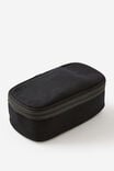 Arlow Canvas Pencil Case, BLACK - alternate image 1