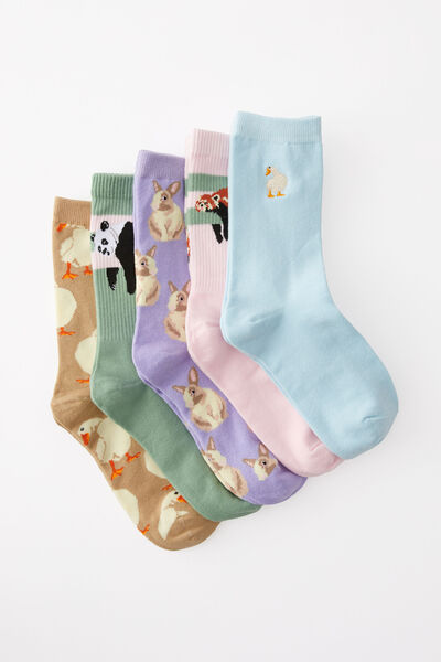 Box Of Socks, ANIMALS (S/M)