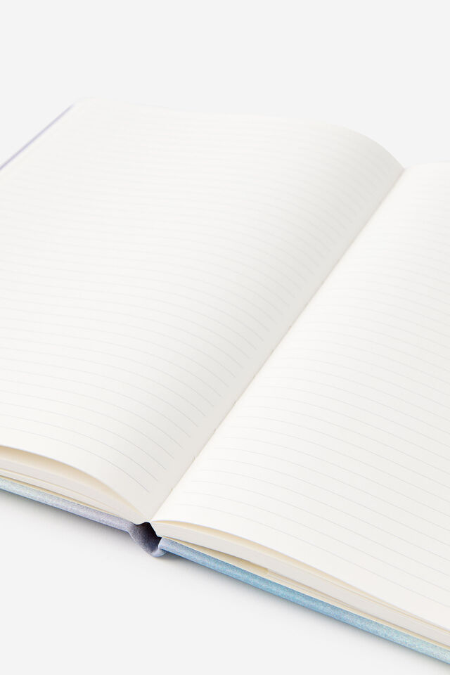 Metro B5 Hard Lined Notebook, DIFFUSION SILVER LILAC