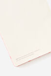 Metro B6 Hard Lined Notebook, Ditsy Pansy Pink Clay - alternate image 4