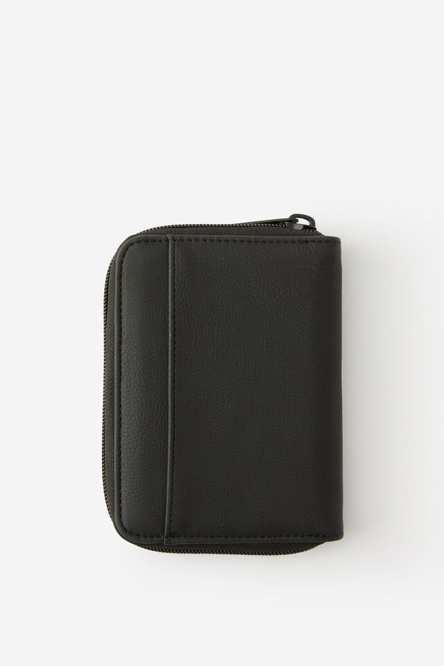 Traveller Passport Holder Pu, BLACK