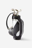 Golf Caddy Pen Set, BLACK & WHITE - alternate image 2