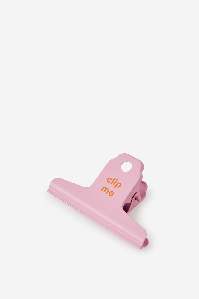 Metal Clippy Clip, STRAWBERRY MILK