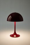 Solid Mushroom Lamp, CABERNET - alternate image 3