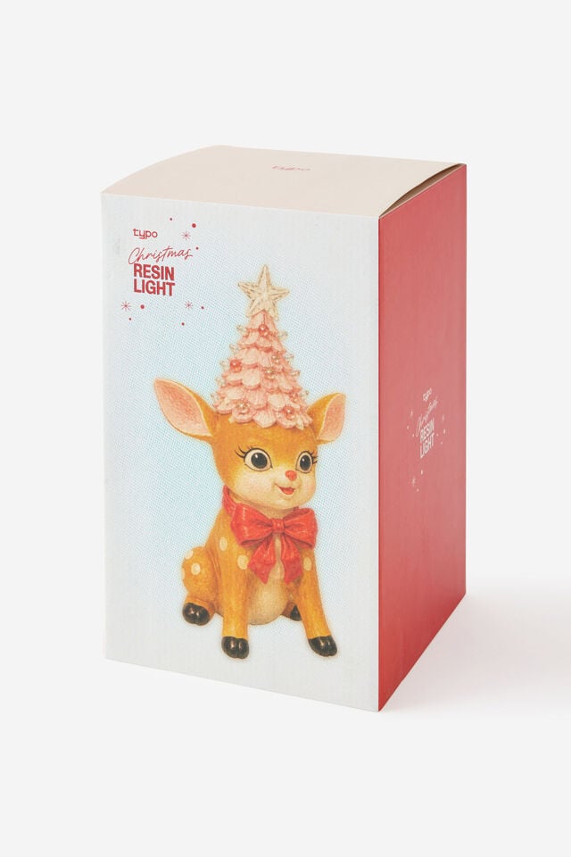 Christmas Resin Light, VINTAGE DEER