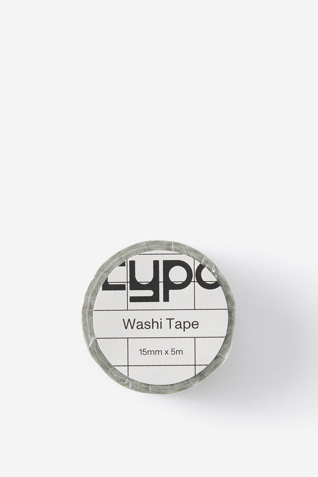 Washi Tape 15Mm, NEUTRAL GINGHAM