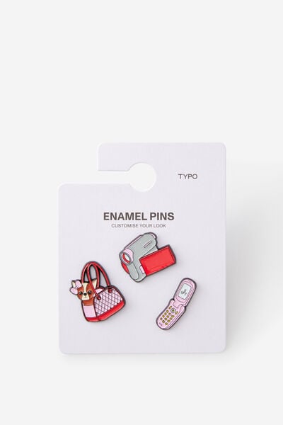 Enamel Pins 3Pack, Y2K
