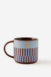 Everyday Mug, SPLICEY STRIPE ESPRESSO - example image 2