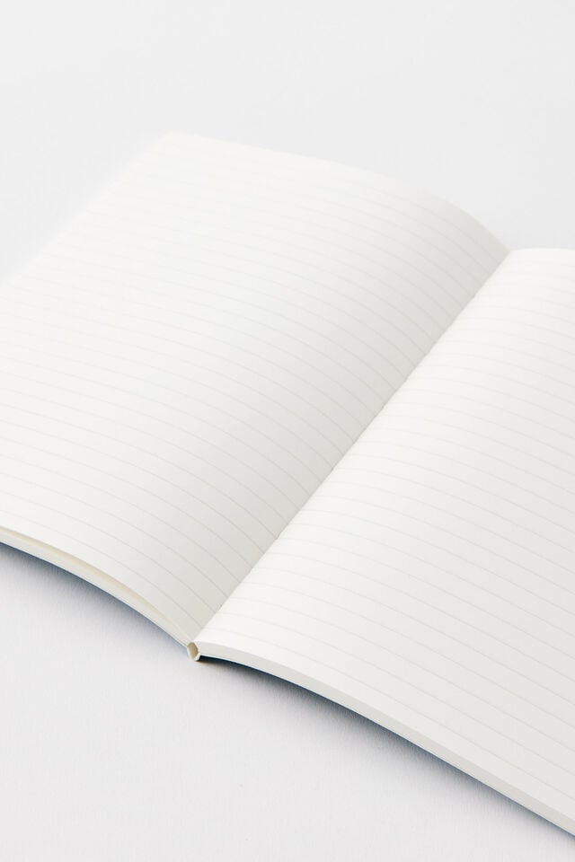 A5 Soft Cover Lined Notebook, TOPOGRAPHIC NORTH SEA