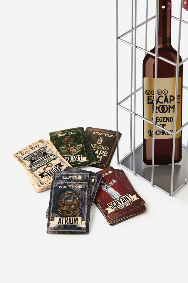 Wine Escape Room Game, ASSORTED