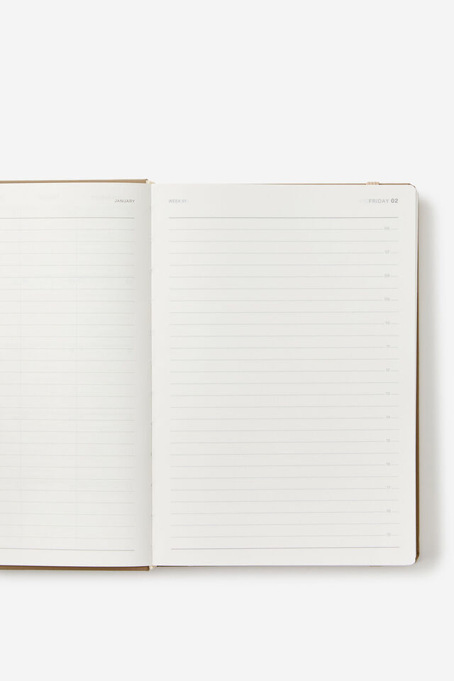 2026 A5 Daily Hard Metro Diary, Chai