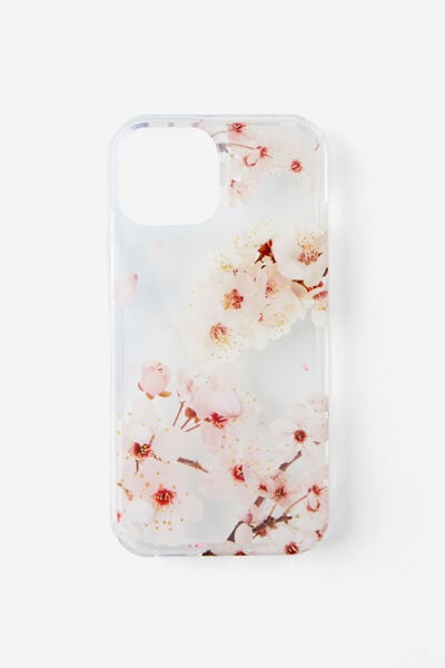 Graphic Phone Case Iphone 13/14/15, CHERRY BLOSSOM / CLEAR