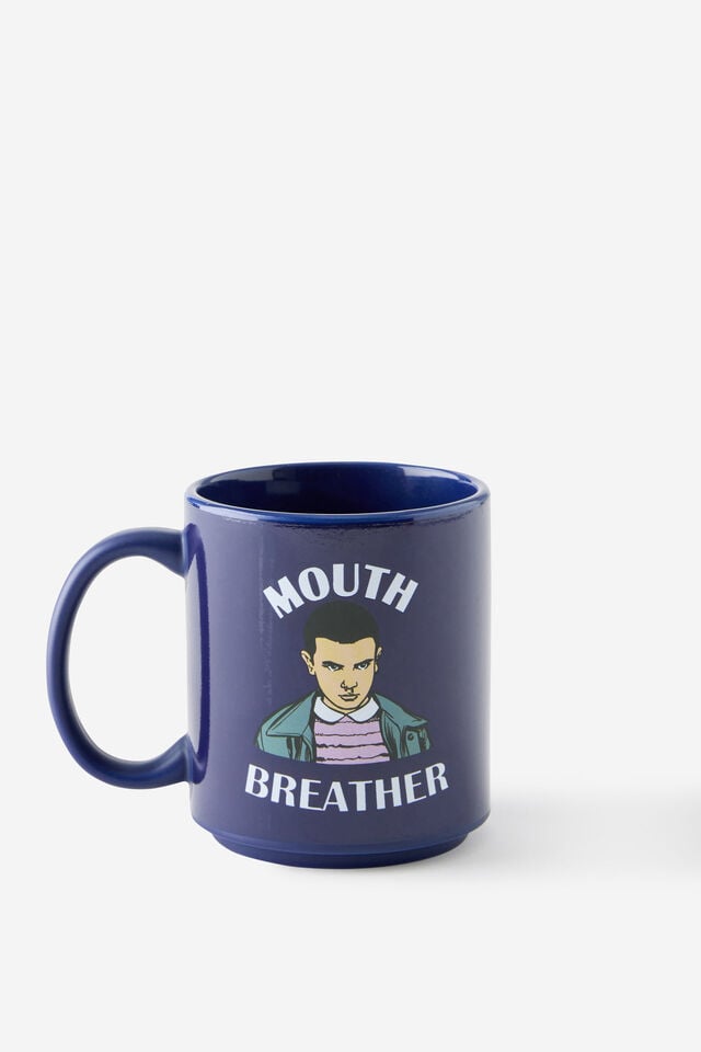 Collab Heat Sensitive Mug, LCN NET STRANGER THINGS ELEVEN/MOUTH BREATHER