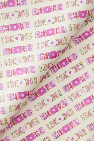 Christmas Wrapping Paper Roll, CRACKER CHRISTMAS