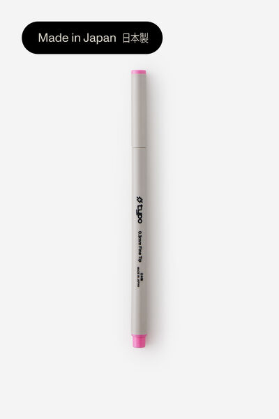 0.3Mm Fine Tip Pen, PINK