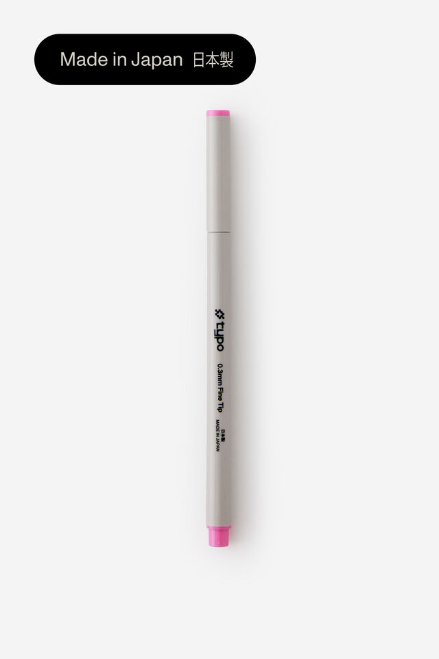 0.3Mm Fine Tip Pen, PINK