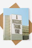 Thank You Card 2.0, A MASSIVE THANK YOU - alternate image 1