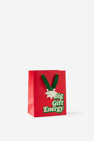Premium Gift Bag -  Small, BIG GIFT ENERGY