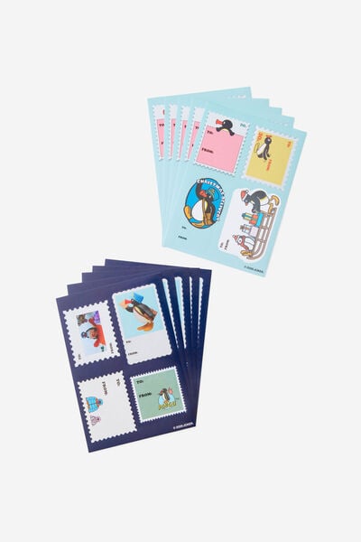 To & From Sticker Sheets, LCN MAT PINGU
