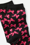 Socks, BLACK BOW YDG - alternate image 3