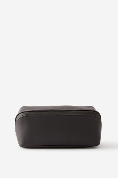 Premium Felix Fold Out Pencil Case, METALLIC BLACK