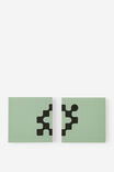 Sticky Note Booklet, TYPO GREEN - example image 4