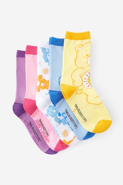 Box Of Socks, LCN CLC CARE BEARS CHARACTERS (S/M)