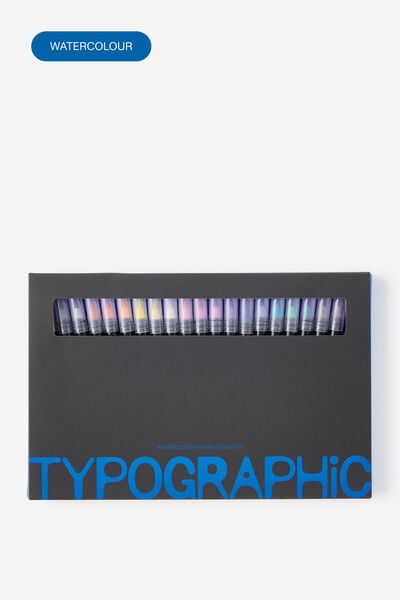 Watercolour Brush Pen 20Pk, MULTI V2