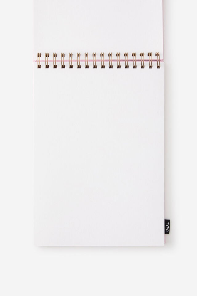 A4 Spiral Sketch Book, BLOSSOM PINK