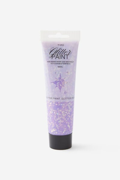 Glitter Paint Tube, PASTEL LAVENDER DIAMONDS