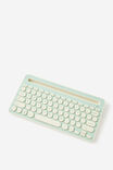 Wireless Keyboard With Built-In Tech Stand, MINTY - example image 3