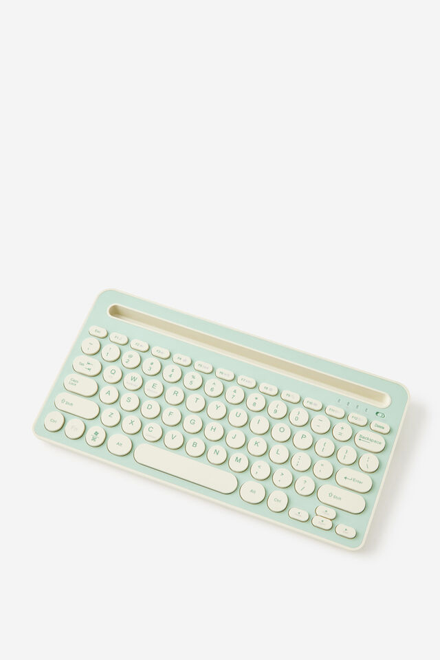 Wireless Keyboard With Built-In Tech Stand, MINTY