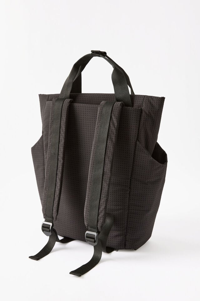 Metro 2 In 1 Backpack, BLACK