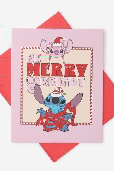 Christmas Card 2025, LCN DIS STITCH AND ANGEL XMAS