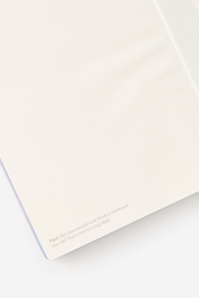 Metro B5 Hard Lined Notebook, DIFFUSION SILVER LILAC
