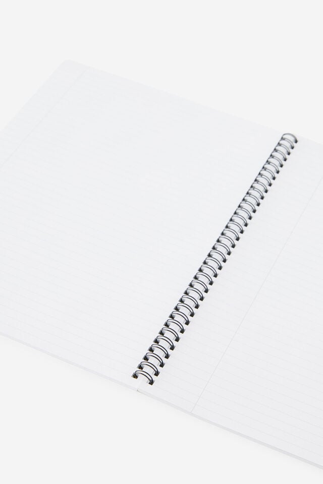 A4 Spiral Lined Notebook, LIMONCELLO