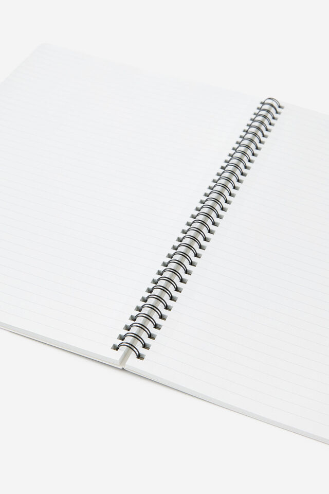 A4 Spiralbound Notebook, LUCKY STRAWBERRY MILK