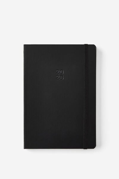2026 A5 Weekly Hard Metro Diary, Black