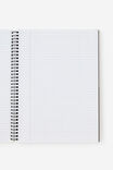 A4 Subject Spiral Lined Notebook, ARCHIVE DON T COPY BLACK - alternate image 2