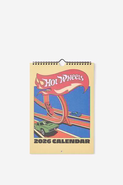 2026 Get A Date Wall Calendar, LCN HOT WHEELS