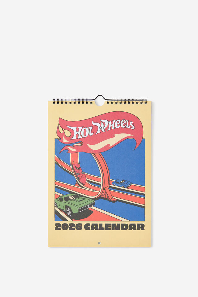 2026 Get A Date Wall Calendar, LCN HOT WHEELS