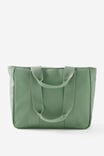 Perssonalised Pro Oversized Tote, TYPO GREEN - alternate image 3