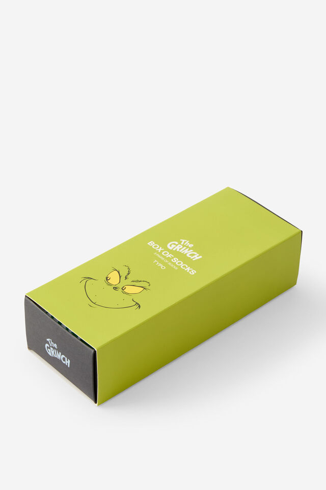 Box Of Socks, LCN DRS GRINCH XMAS  (M/L)