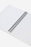 B6 Spiral Notebook, ESPRESSO PIN STRIPE - alternate image 3